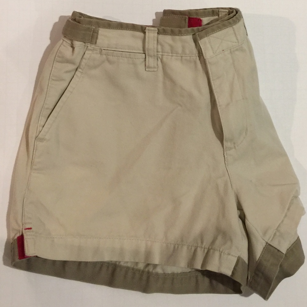 Chazzz two tone olive & tan shorts